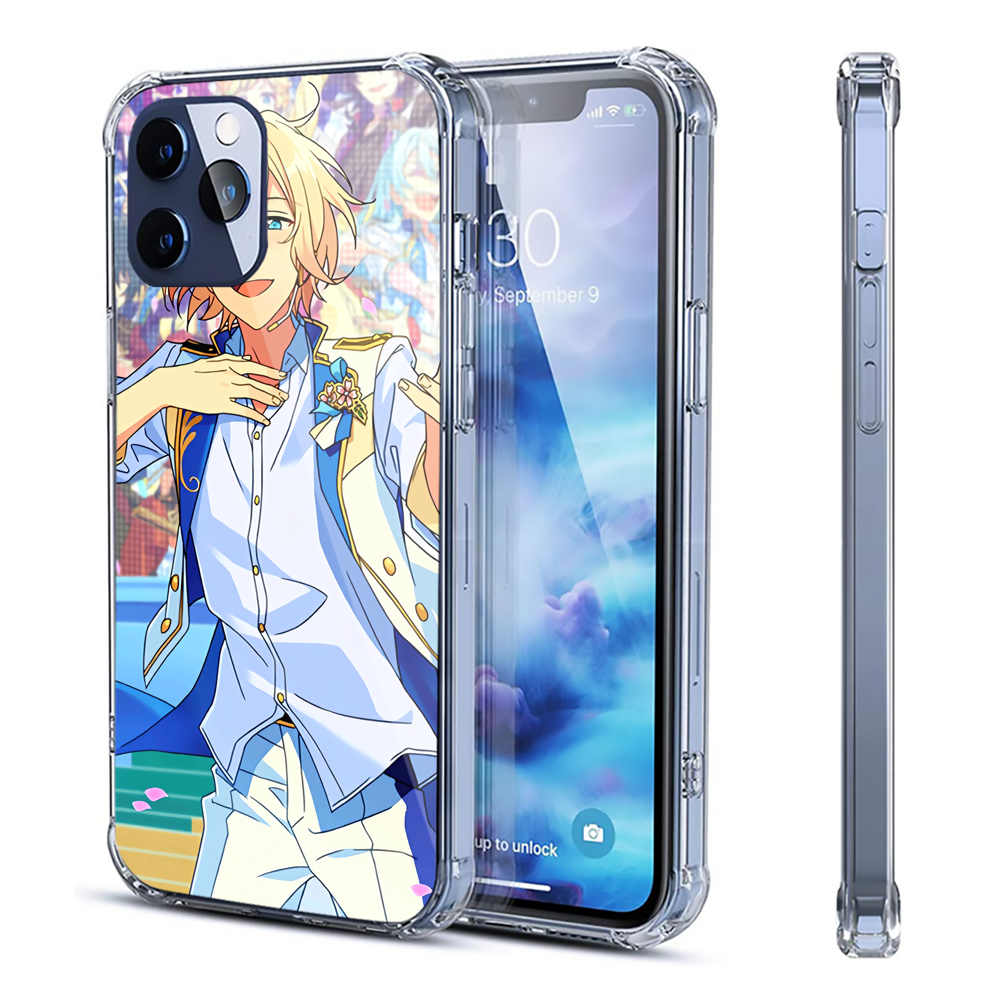 （画像用） あんさんぶるスターズ! Ensemble Stars 【iPhone 12シリーズ対応】透明スマホケース（クリアソフトケース）